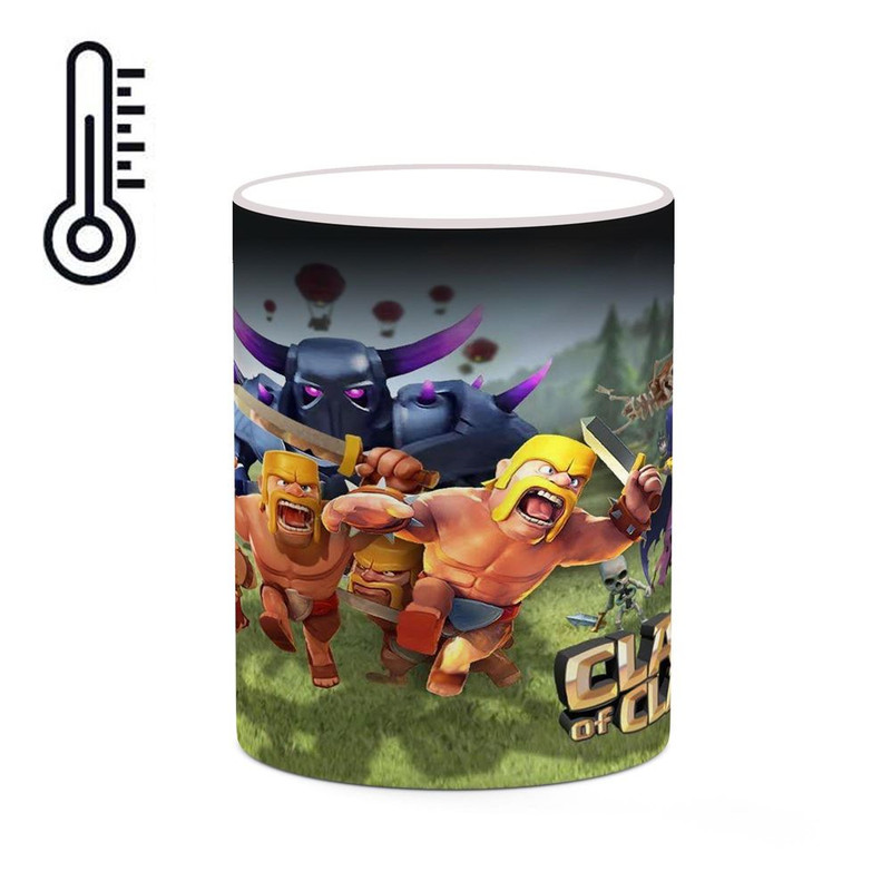 ماگ ( جعبه کادویی رایگان)  حرارتی چیتوکالا مدل بازی کلش آف کلنز Clash Of Clans کد mgh27965