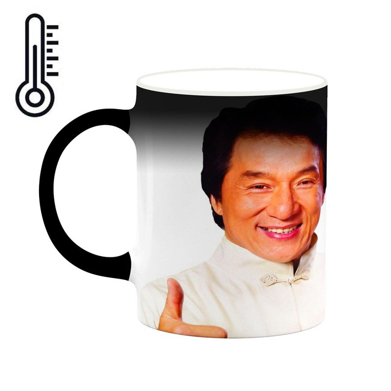 ماگ ( جعبه کادویی رایگان)  حرارتی چیتوکالا طرح جکی چان Jackie Chan مدل mgh26116