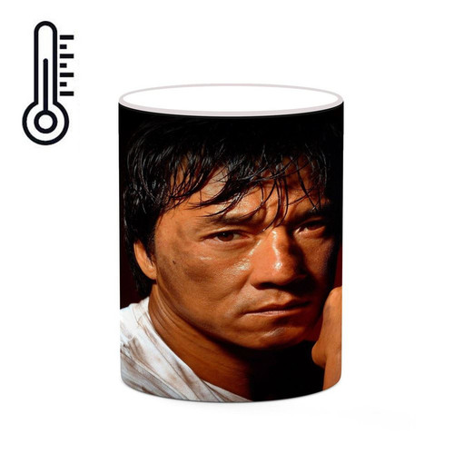 ماگ ( جعبه کادویی رایگان) حرارتی چیتوکالا طرح جکی چان Jackie Chan مدل mgh26117