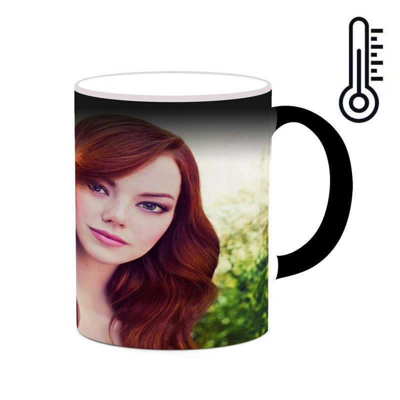 ماگ ( جعبه کادویی رایگان)  حرارتی چیتوکالا طرح اما استون Emma Stone مدل mgh25938