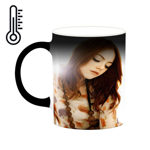 ماگ ( جعبه کادویی رایگان) حرارتی چیتوکالا طرح اما استون Emma Stone مدل mgh25962