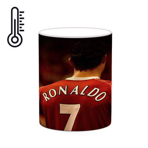 ماگ ( جعبه کادویی رایگان) حرارتی چیتوکالا طرح Ronaldo رونالدو مدل mgh43185