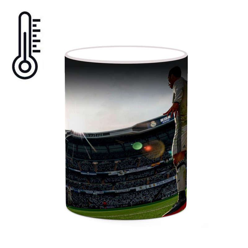 ماگ ( جعبه کادویی رایگان)  حرارتی چیتوکالا طرح Ronaldo رونالدو مدل mgh43116
