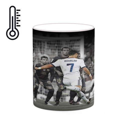 ماگ ( جعبه کادویی رایگان) حرارتی چیتوکالا طرح Ronaldo رونالدو مدل mgh43057