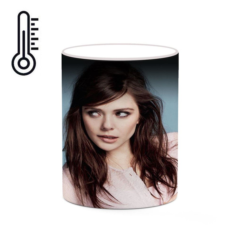 ماگ ( جعبه کادویی رایگان)  حرارتی چیتوکالا طرح الیزابت اولسن Elizabeth Olsen مدل mgh25831