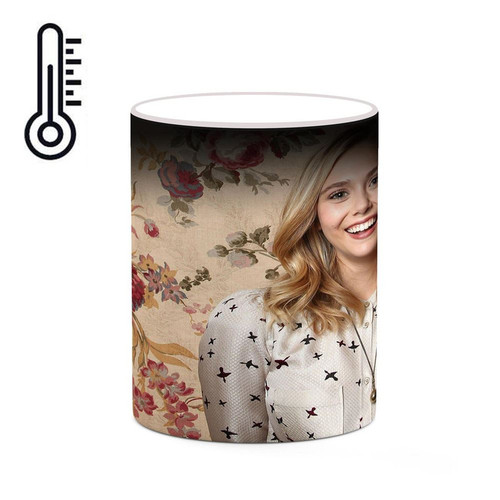 ماگ ( جعبه کادویی رایگان) حرارتی چیتوکالا طرح الیزابت اولسن Elizabeth Olsen مدل mgh25846