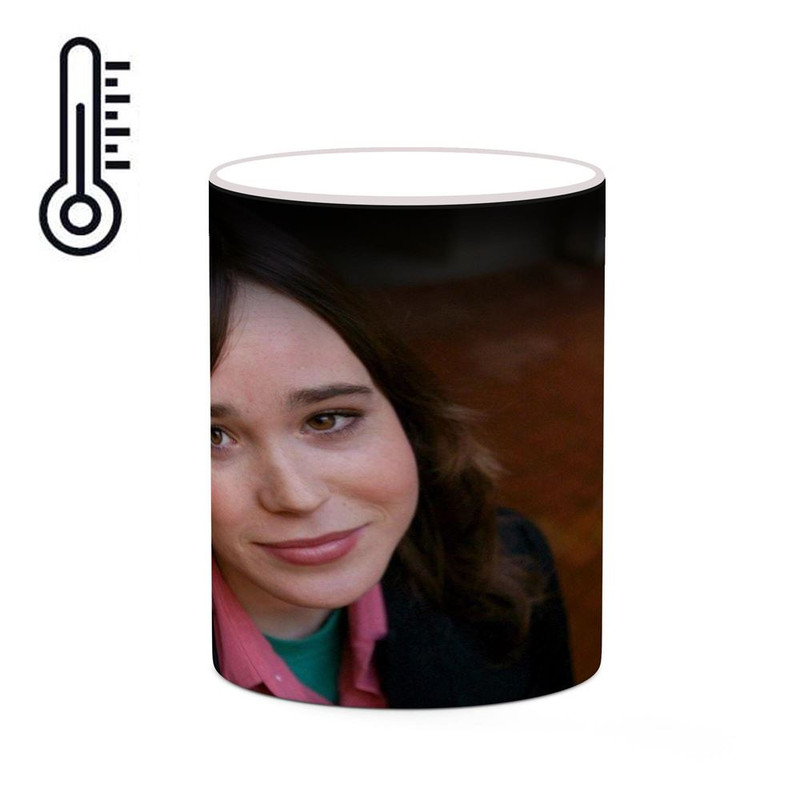 ماگ ( جعبه کادویی رایگان)  حرارتی چیتوکالا طرح Ellen Page مدل mgh25882