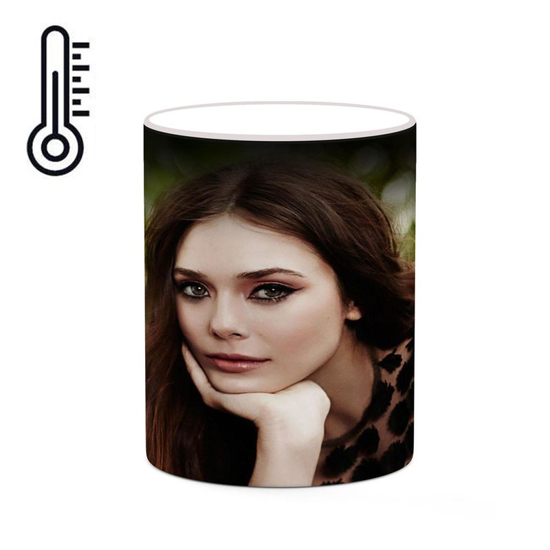 ماگ ( جعبه کادویی رایگان)  حرارتی چیتوکالا طرح الیزابت اولسن Elizabeth Olsen مدل mgh25833