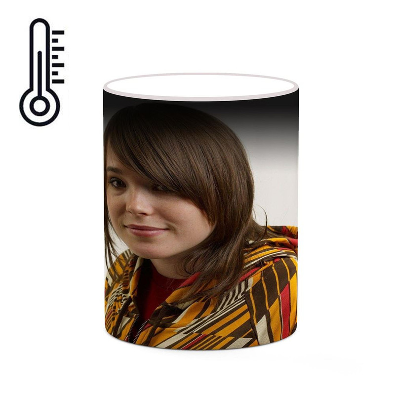 ماگ ( جعبه کادویی رایگان)  حرارتی چیتوکالا طرح Ellen Page مدل mgh25893