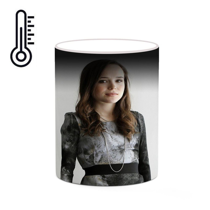 ماگ ( جعبه کادویی رایگان)  حرارتی چیتوکالا طرح Ellen Page مدل mgh25905