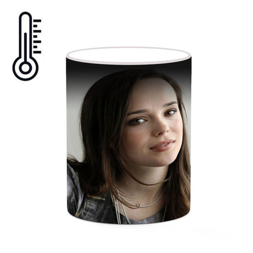 ماگ ( جعبه کادویی رایگان) حرارتی چیتوکالا طرح Ellen Page مدل mgh25877