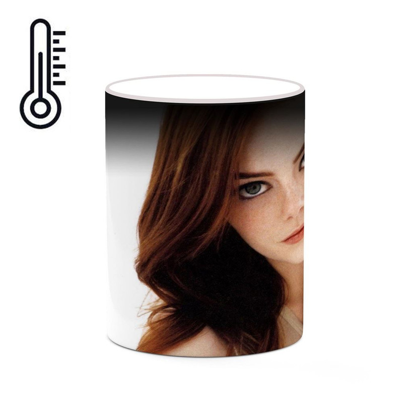 ماگ ( جعبه کادویی رایگان)  حرارتی چیتوکالا طرح اما استون Emma Stone مدل mgh25931
