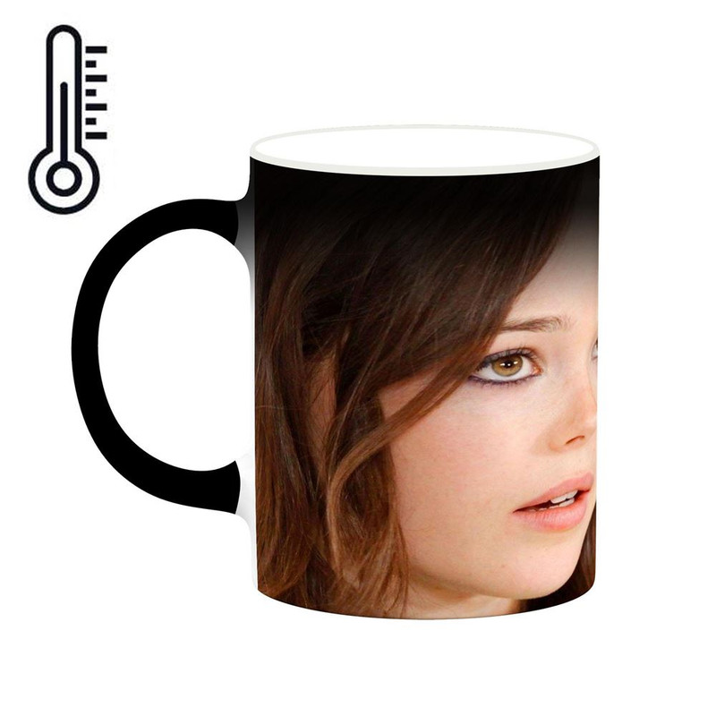 ماگ ( جعبه کادویی رایگان)  حرارتی چیتوکالا طرح Ellen Page مدل mgh25889
