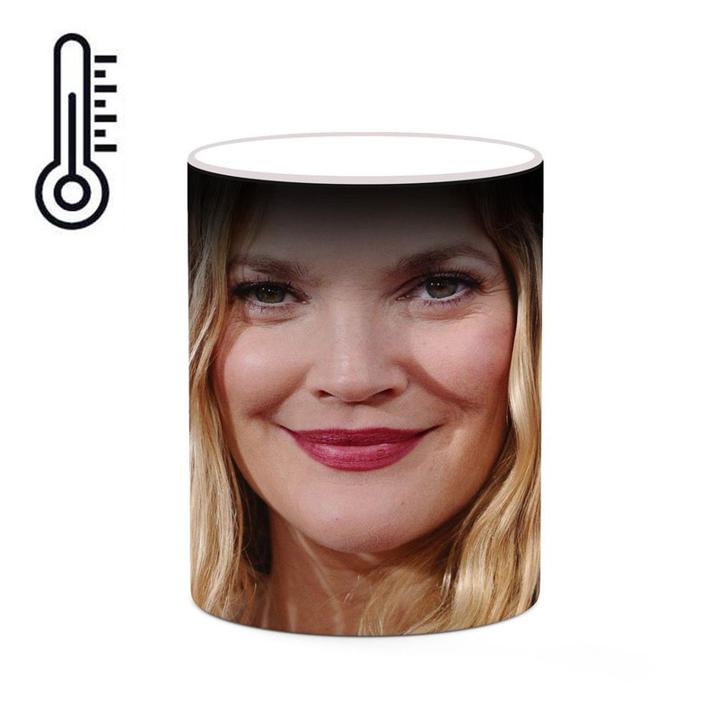 ماگ ( جعبه کادویی رایگان)  حرارتی چیتوکالا طرح Drew Barrymore مدل mgh25799