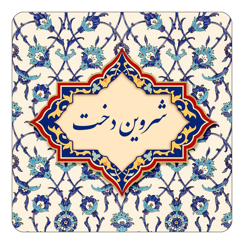 مگنت چیتوکالا طرح اسم شروین دخت مدل اسلیمی کد mn85692