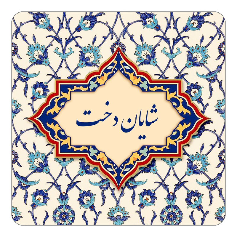 مگنت چیتوکالا طرح اسم شایان دخت مدل اسلیمی کد mn85657