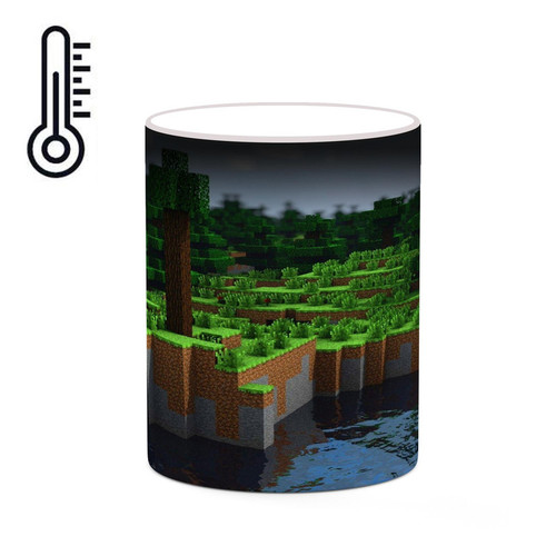 ماگ ( جعبه کادویی رایگان) حرارتی چیتوکالا طرح ماینکرافت minecraft مدل mgh41489