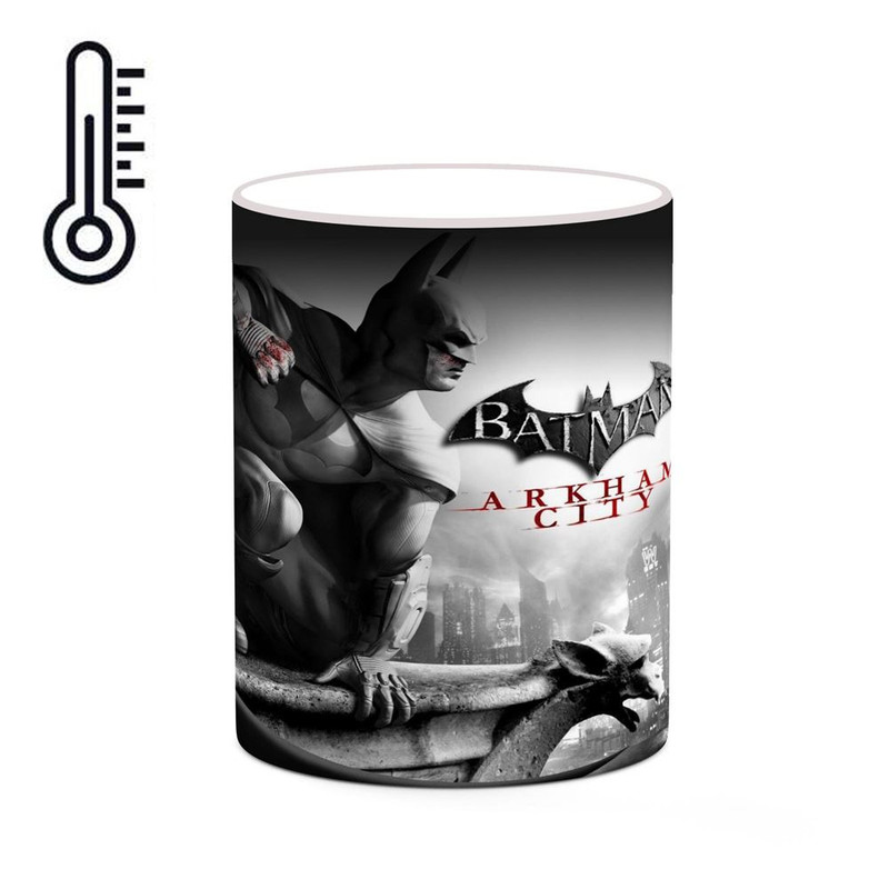 ماگ ( جعبه کادویی رایگان)  حرارتی چیتوکالا مدل بازی بتمن Batman Arkham City کد mgh27584