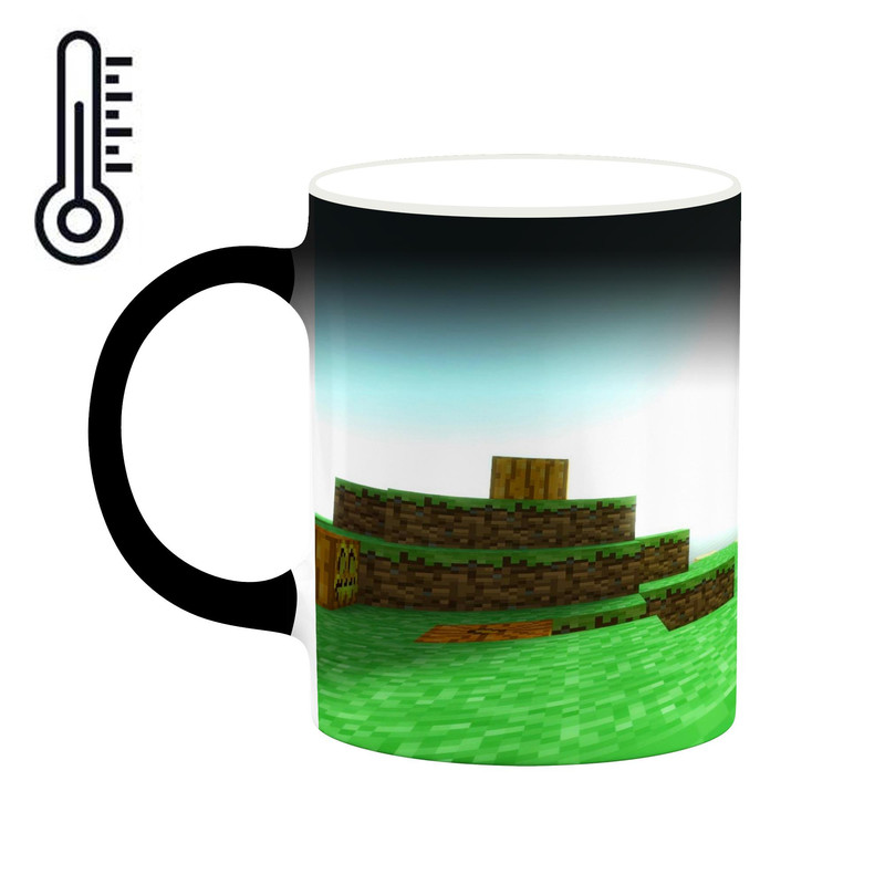 ماگ ( جعبه کادویی رایگان)  حرارتی چیتوکالا طرح ماینکرافت minecraft مدل mgh41416