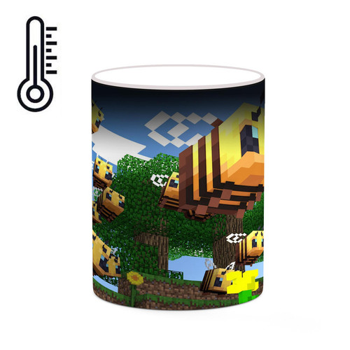 ماگ ( جعبه کادویی رایگان) حرارتی چیتوکالا طرح ماینکرافت minecraft مدل mgh41353