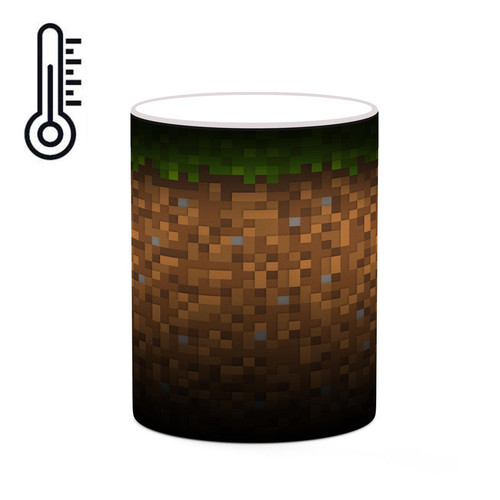 ماگ ( جعبه کادویی رایگان) حرارتی چیتوکالا طرح ماینکرافت minecraft مدل mgh41183