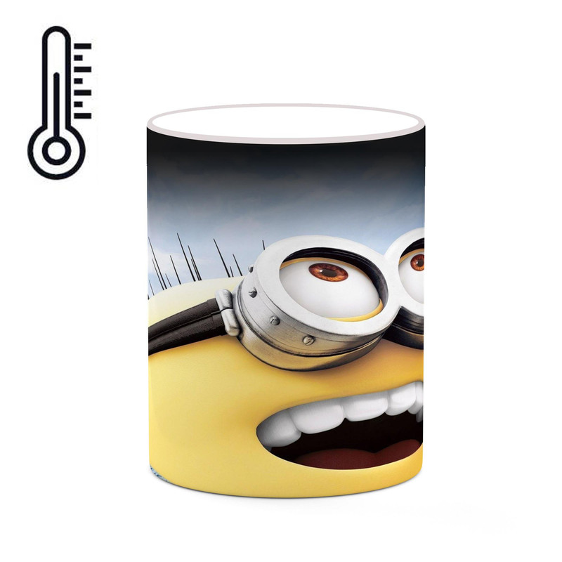 ماگ ( جعبه کادویی رایگان)  حرارتی چیتوکالا طرح minion مینیون مدل mgh42732