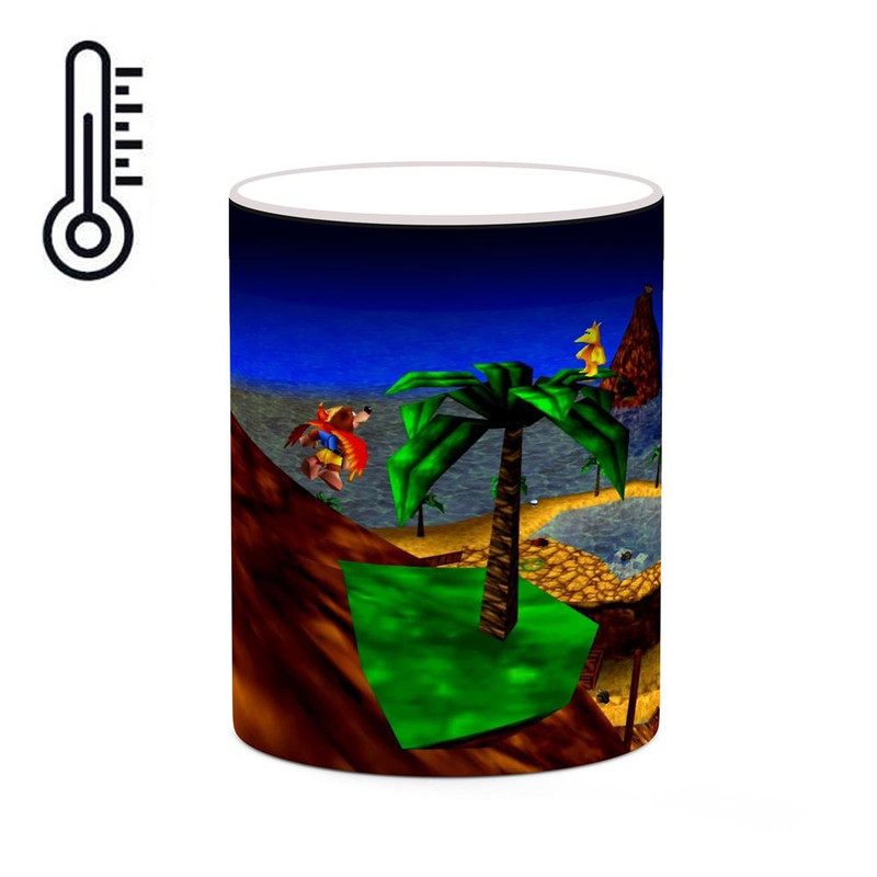 ماگ ( جعبه کادویی رایگان)  حرارتی چیتوکالا مدل بازی Banjo-Kazooie کد mgh27570