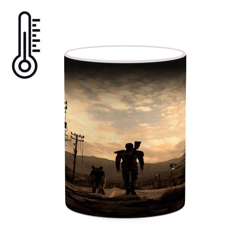 ماگ ( جعبه کادویی رایگان)  حرارتی چیتوکالا مدل بازی Fallout 3 کد mgh28353