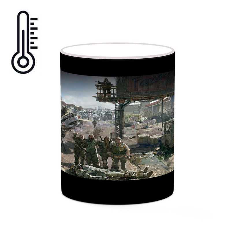 ماگ ( جعبه کادویی رایگان)  حرارتی چیتوکالا مدل بازی Fallout کد mgh28377