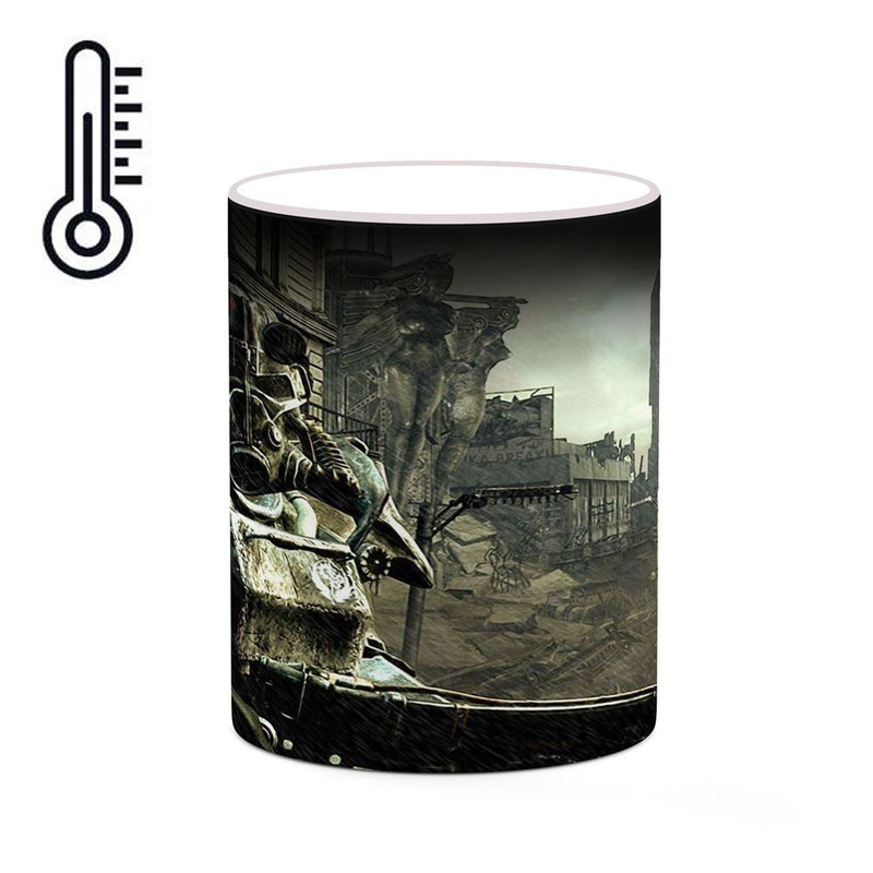 ماگ ( جعبه کادویی رایگان)  حرارتی چیتوکالا مدل بازی Fallout کد mgh28379