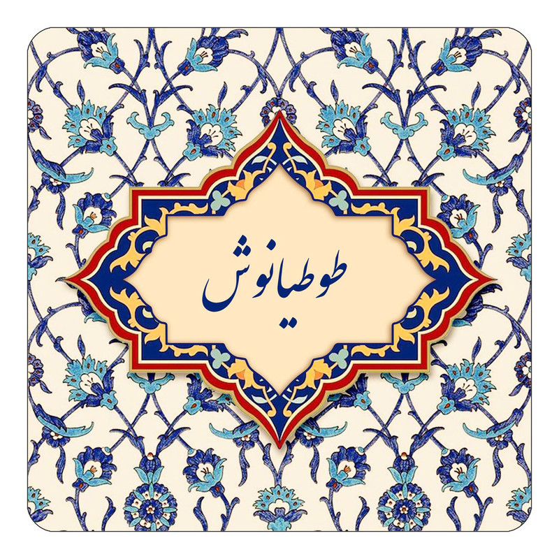 مگنت چیتوکالا طرح اسم طوطیانوش مدل اسلیمی کد mn85864
