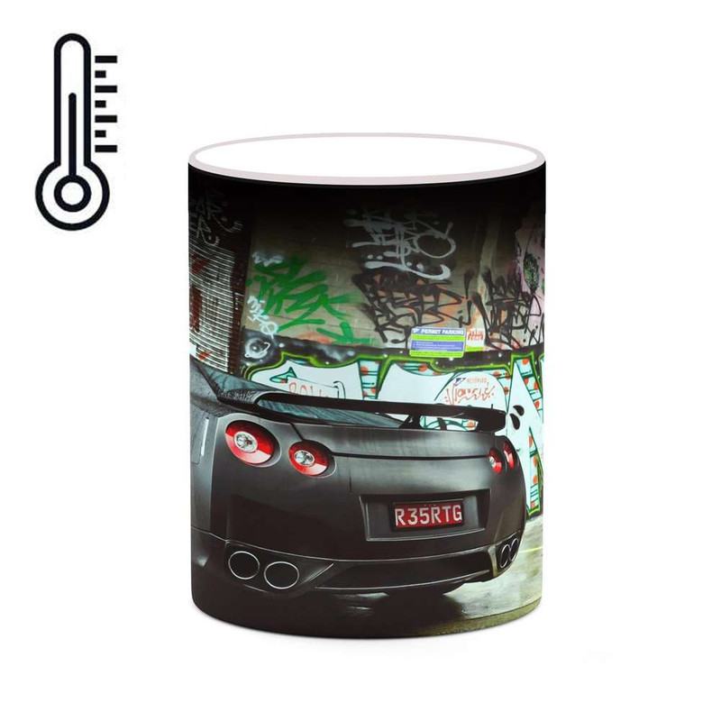 ماگ ( جعبه کادویی رایگان)  حرارتی چیتوکالا مدل Grafiti کد mgh20498