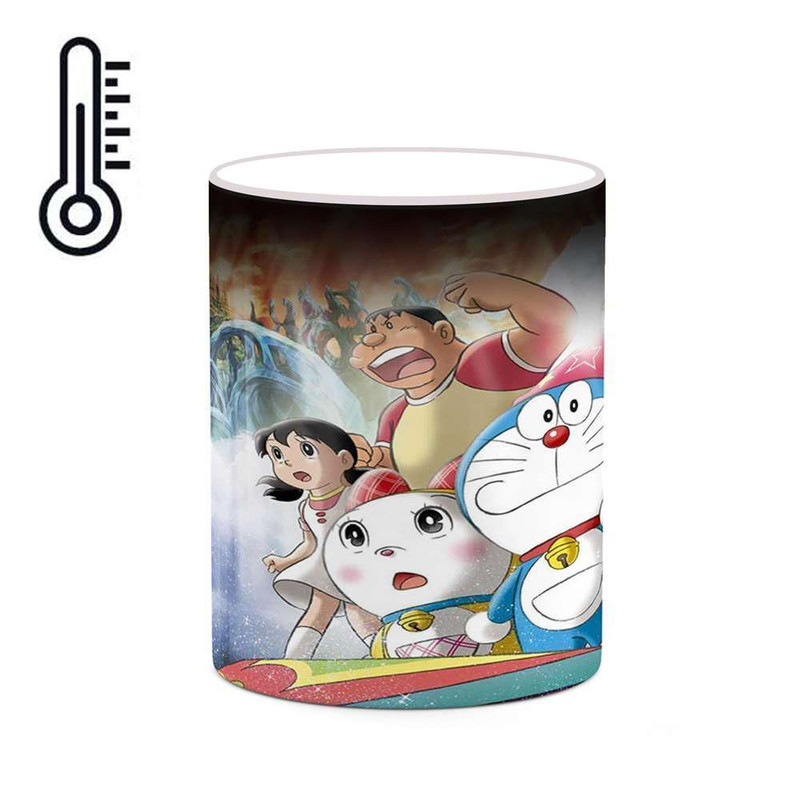 ماگ ( جعبه کادویی رایگان)  حرارتی چیتوکالا مدل کارتون Doraemon کد mgh22519