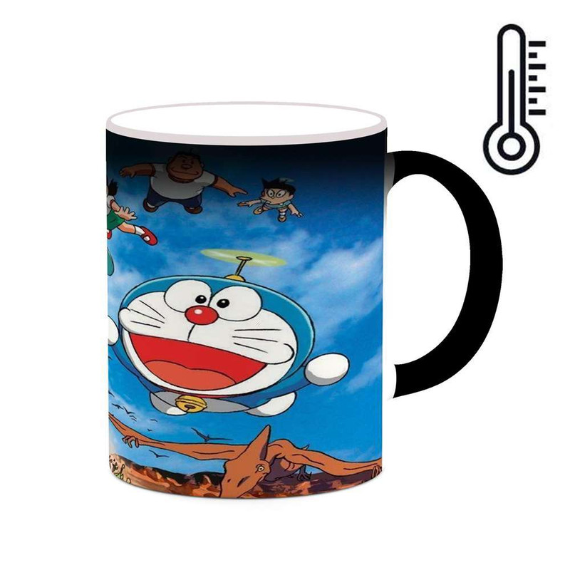 ماگ ( جعبه کادویی رایگان)  حرارتی چیتوکالا مدل کارتون Doraemon کد mgh22530