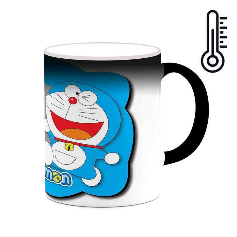 ماگ ( جعبه کادویی رایگان)  حرارتی چیتوکالا مدل کارتون Doraemon کد mgh22535
