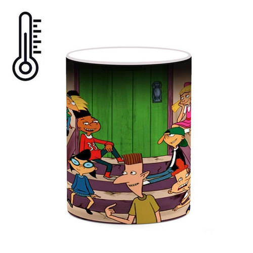 ماگ ( جعبه کادویی رایگان) حرارتی چیتوکالا مدل کارتون Hey Arnold! کد mgh22679