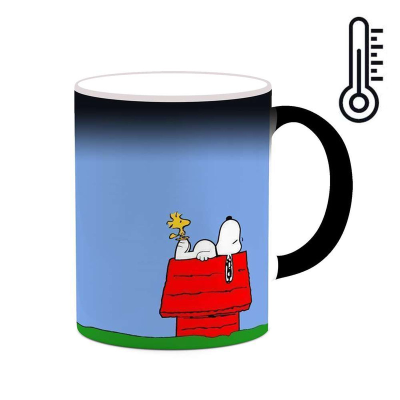 ماگ ( جعبه کادویی رایگان)  حرارتی چیتوکالا مدل کارتون Snoopy کد mgh23096