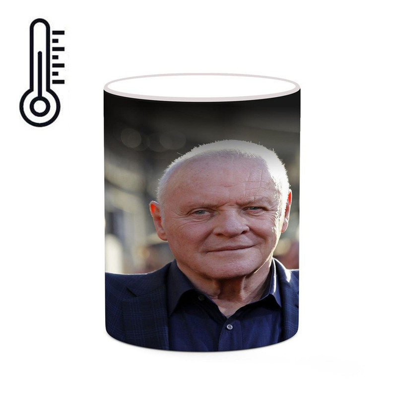 ماگ ( جعبه کادویی رایگان)  حرارتی چیتوکالا طرح آنتونی هاپکینز Anthony Hopkins مدل mgh25116