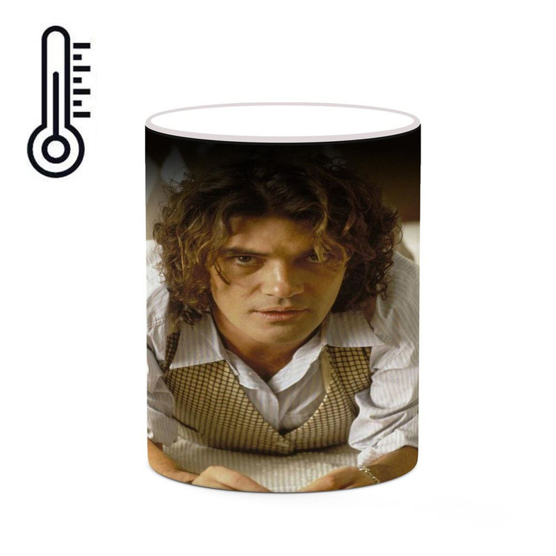 ماگ ( جعبه کادویی رایگان)  حرارتی چیتوکالا طرح آنتونیو باندراس Antonio Banderas مدل mgh25133