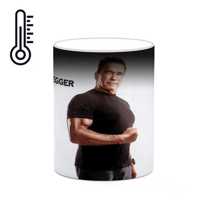 ماگ ( جعبه کادویی رایگان)  حرارتی چیتوکالا طرح آرنولد Arnold Schwarzenegger مدل mgh25158