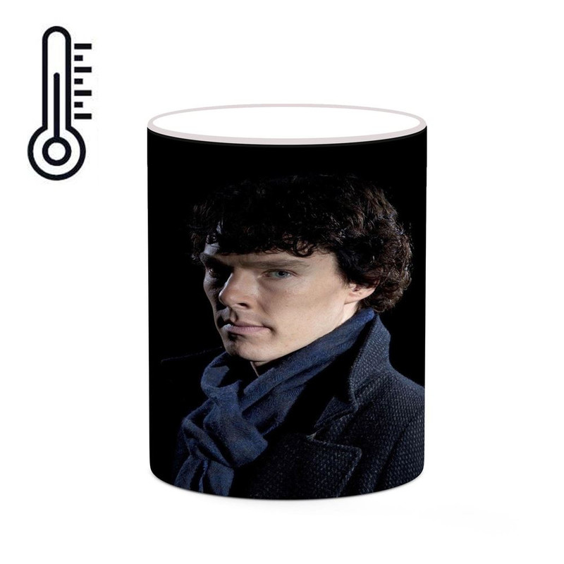 ماگ ( جعبه کادویی رایگان)  حرارتی چیتوکالا طرح Benedict Cumberbatch مدل mgh25256