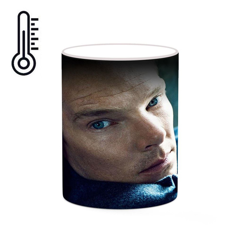 ماگ ( جعبه کادویی رایگان)  حرارتی چیتوکالا طرح Benedict Cumberbatch مدل mgh25276