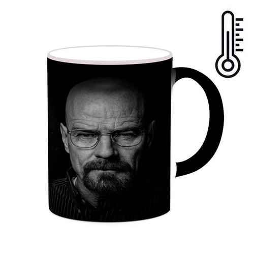 ماگ ( جعبه کادویی رایگان) حرارتی چیتوکالا طرح Bryan Cranston مدل mgh25382
