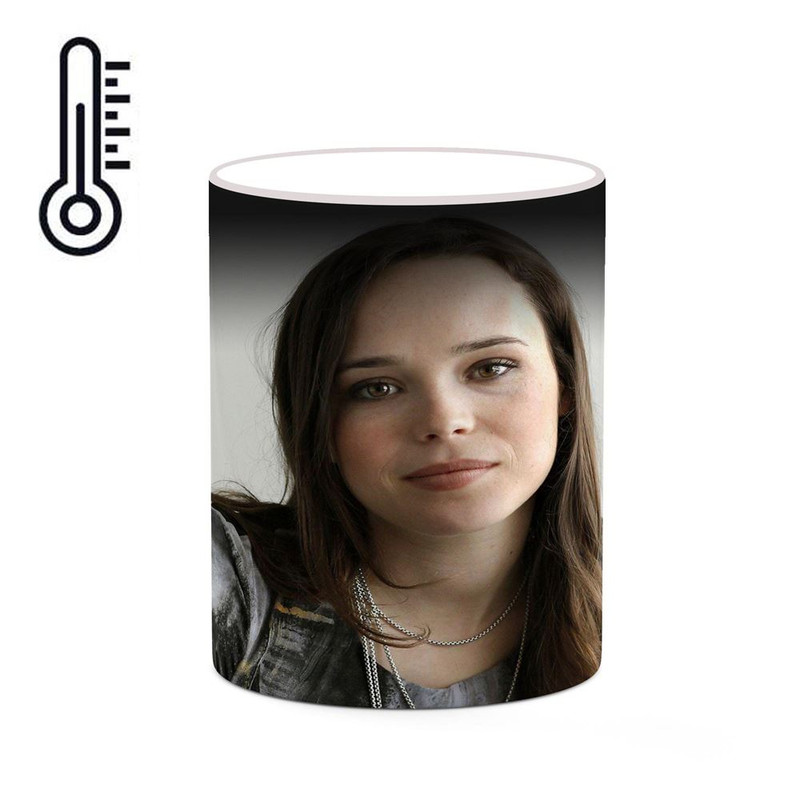 ماگ ( جعبه کادویی رایگان)  حرارتی چیتوکالا طرح Ellen Page مدل mgh25897