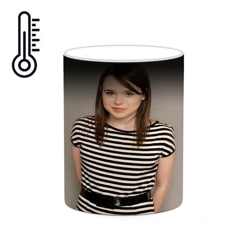ماگ ( جعبه کادویی رایگان)  حرارتی چیتوکالا طرح Ellen Page مدل mgh25899