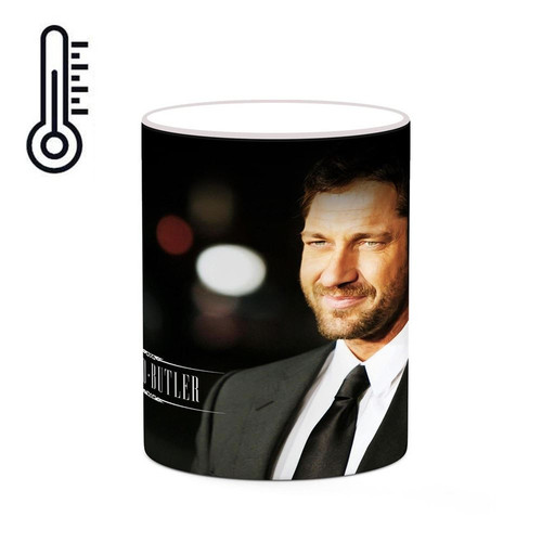 ماگ ( جعبه کادویی رایگان) حرارتی چیتوکالا طرح جرارد باتلر Gerard Butler مدل mgh26021