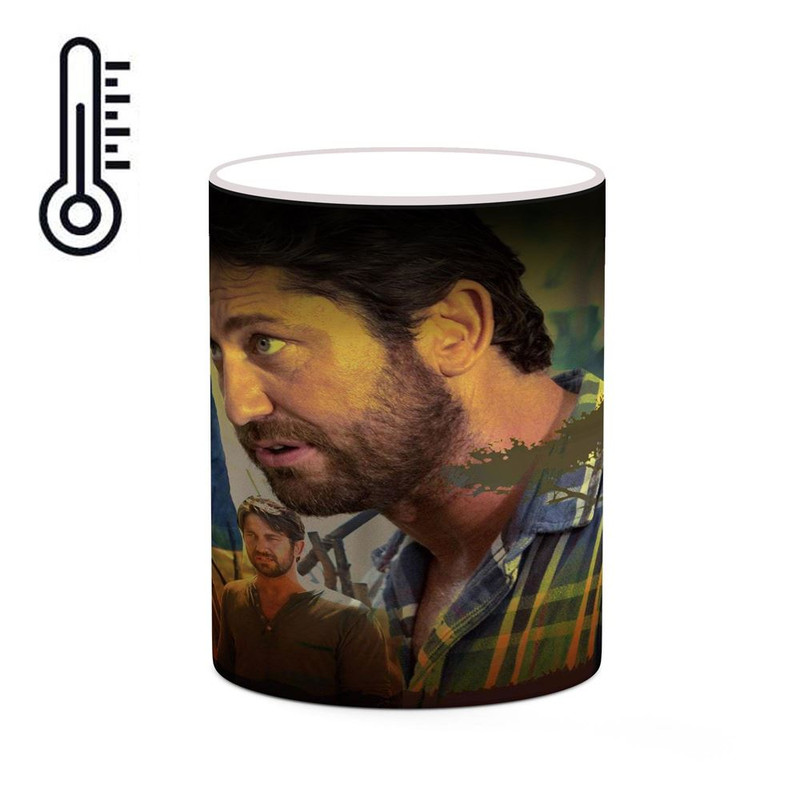 ماگ ( جعبه کادویی رایگان)  حرارتی چیتوکالا طرح جرارد باتلر Gerard Butler مدل mgh26026
