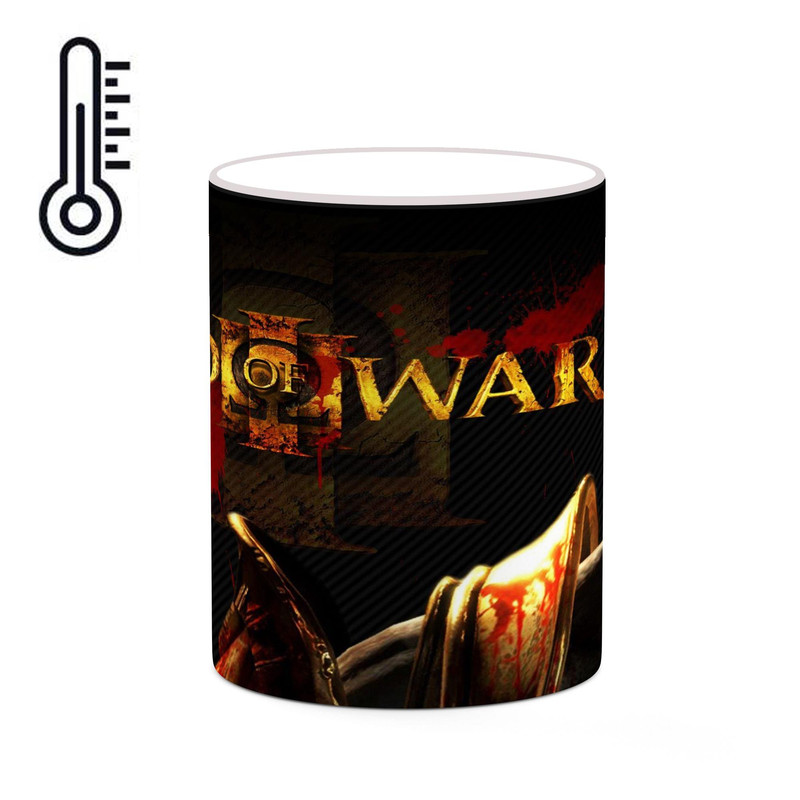 ماگ ( جعبه کادویی رایگان)  حرارتی چیتوکالا طرح گاد آف وار God Of War مدل mgh40834