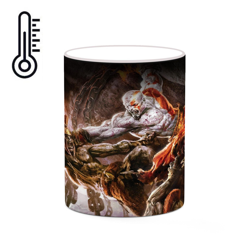 ماگ ( جعبه کادویی رایگان)  حرارتی چیتوکالا طرح گاد آف وار God Of War مدل mgh40839