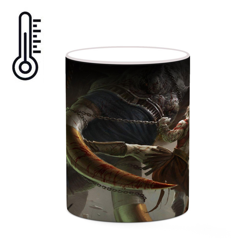 ماگ ( جعبه کادویی رایگان)  حرارتی چیتوکالا طرح گاد آف وار God Of War مدل mgh40846